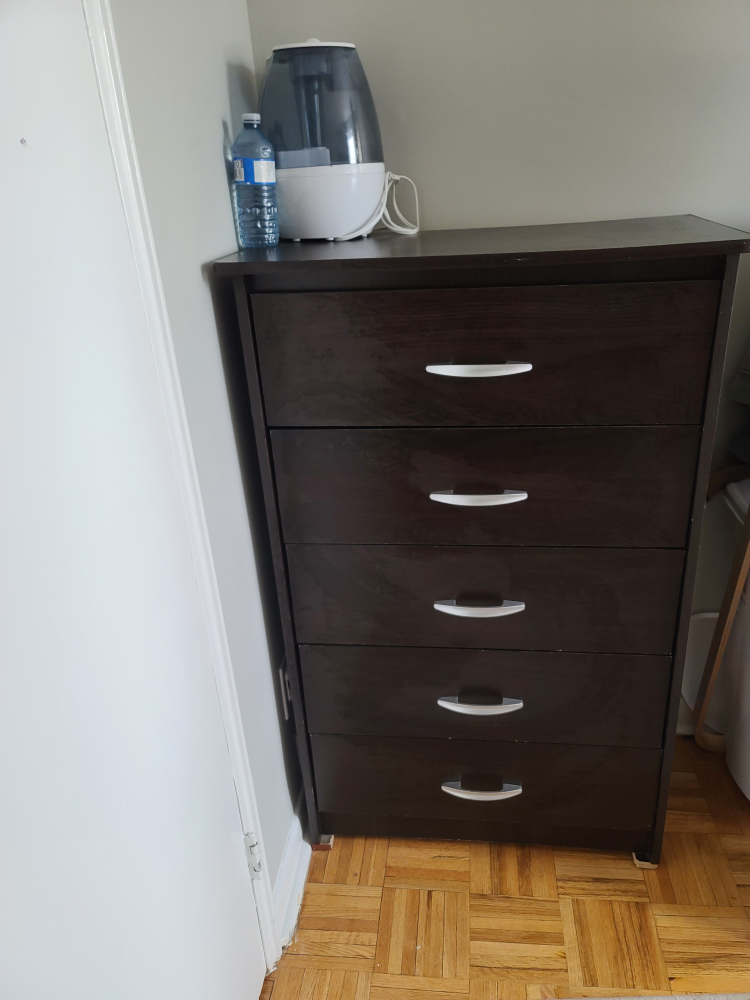 5 drawers dresser