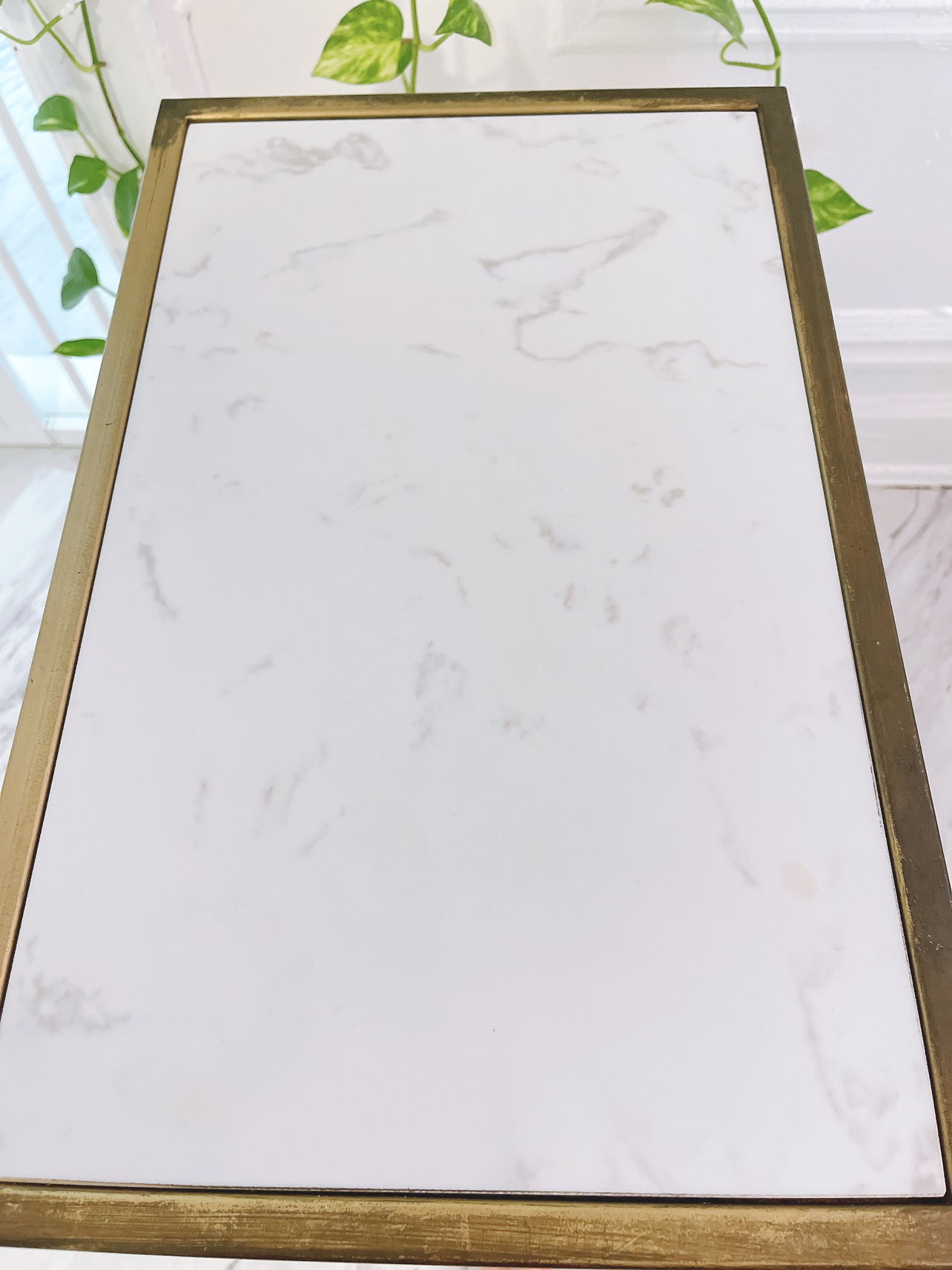 Marble side table rectangle image indicator(8)