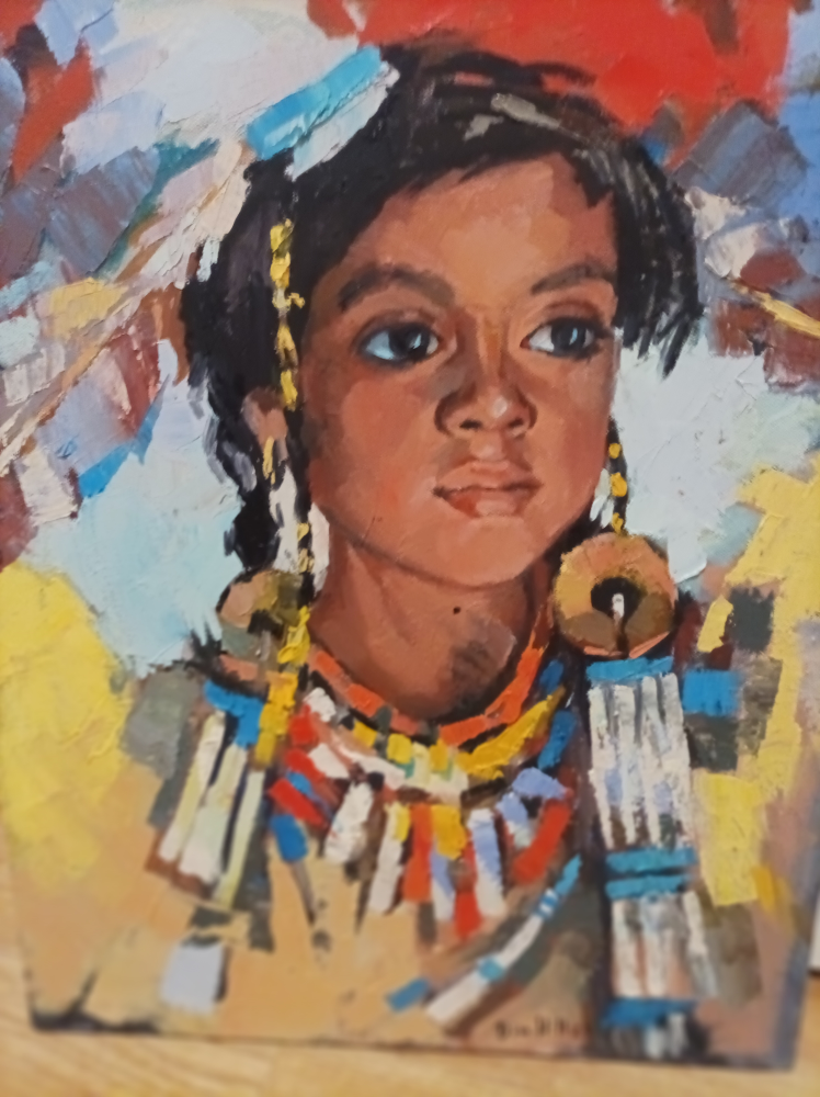 original oil painting 16 by 21" image indicator(2)