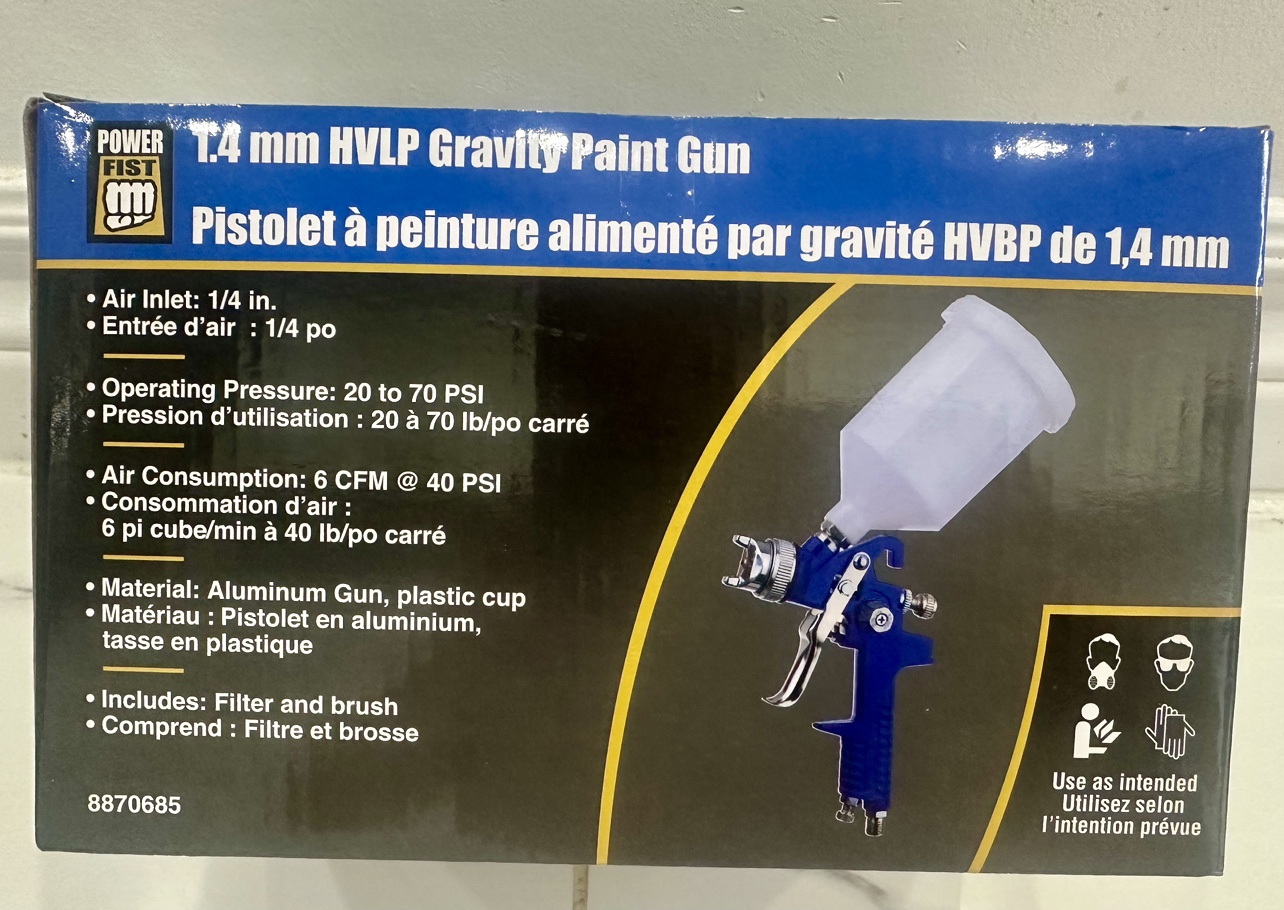 1.4 mm HVLP Gravity Paint Gun