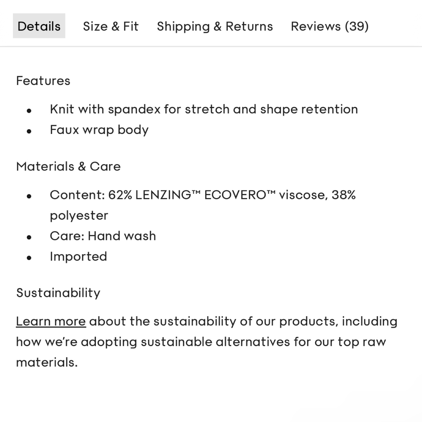 NEW Wilfred All-Tied Up ribbed sweater XS image indicator(6)