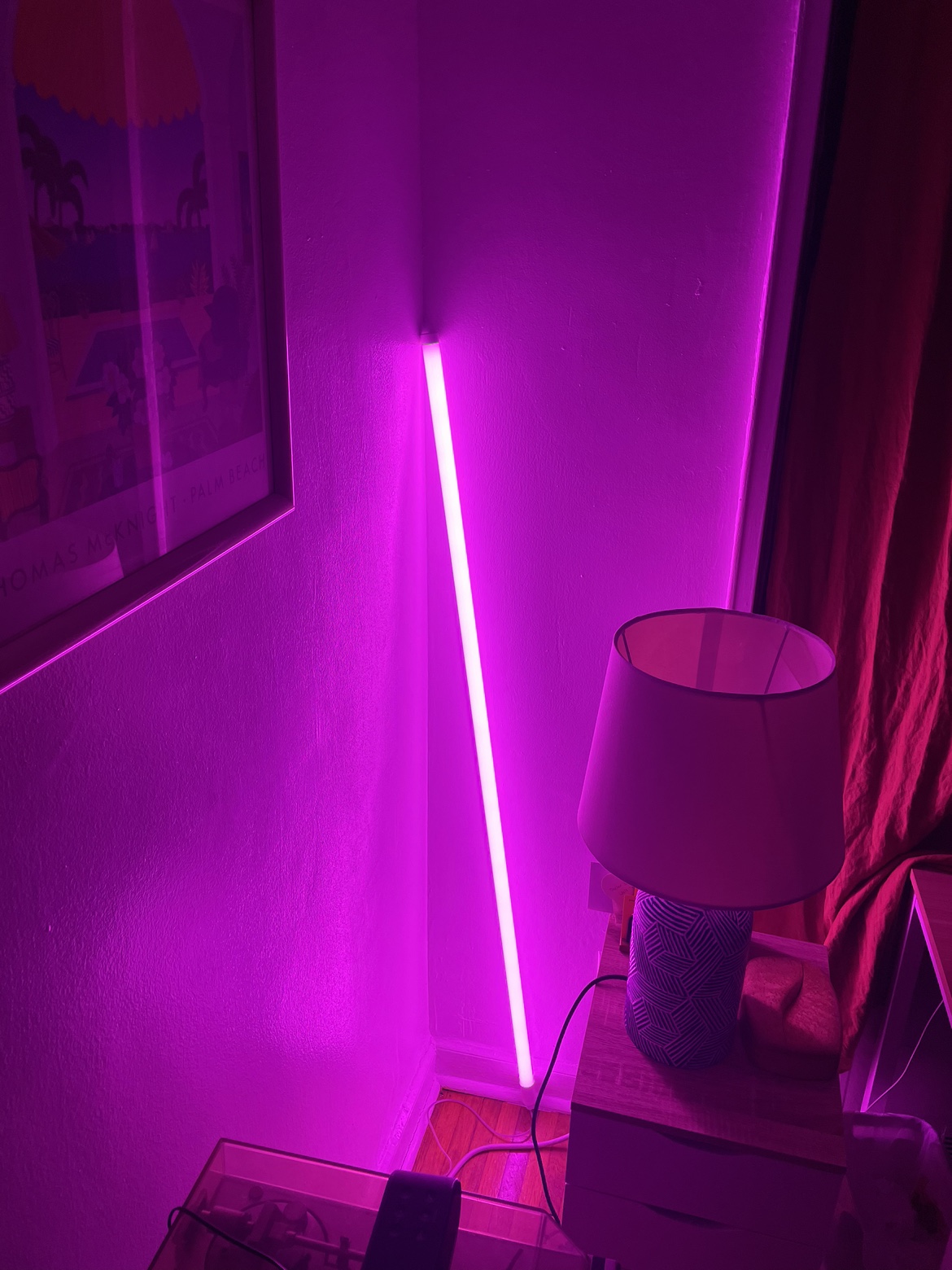 Echo Neon Pink Tube Light