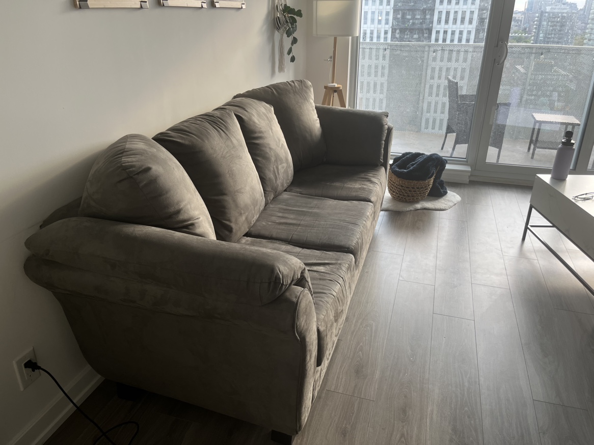 Leons Collier Sofa - Dark Grey - photo 5