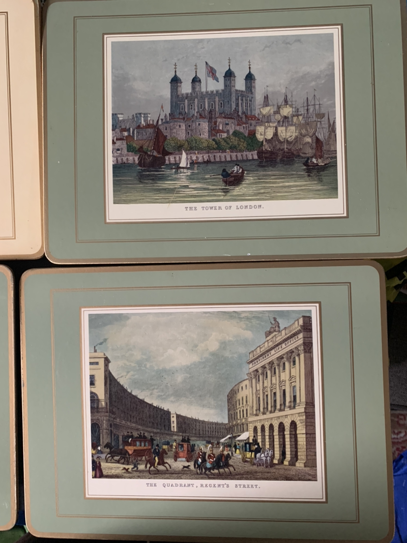 Pimpernel Vintage Placemats, Old English Inns image indicator(3)