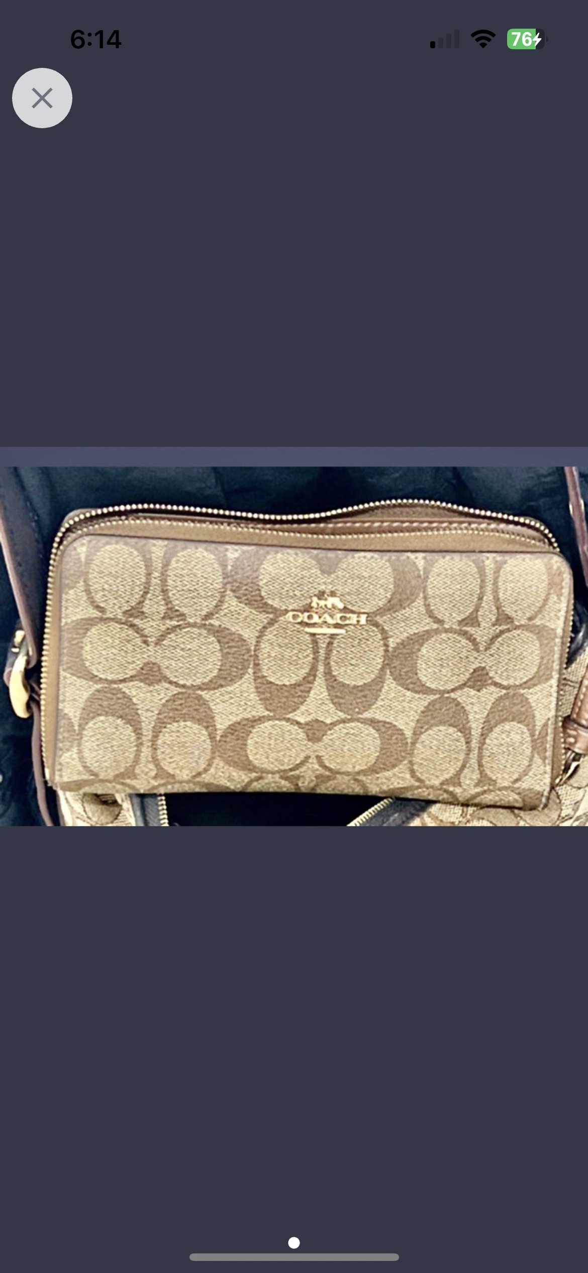 Coach Wristlet/Wallet GENUINE thumbnail