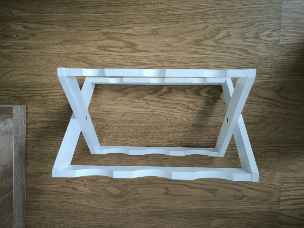 Wine Rack - 6 bottles, white wood - photo 3