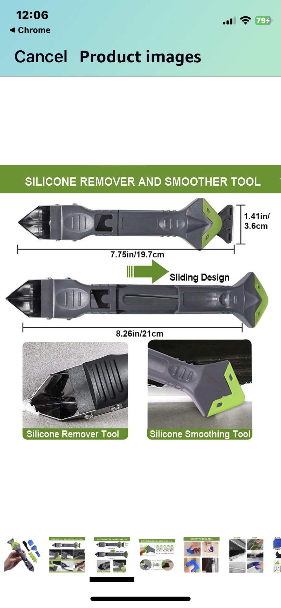 5 in 1 Silicone Caulking Tool Kit image indicator(4)