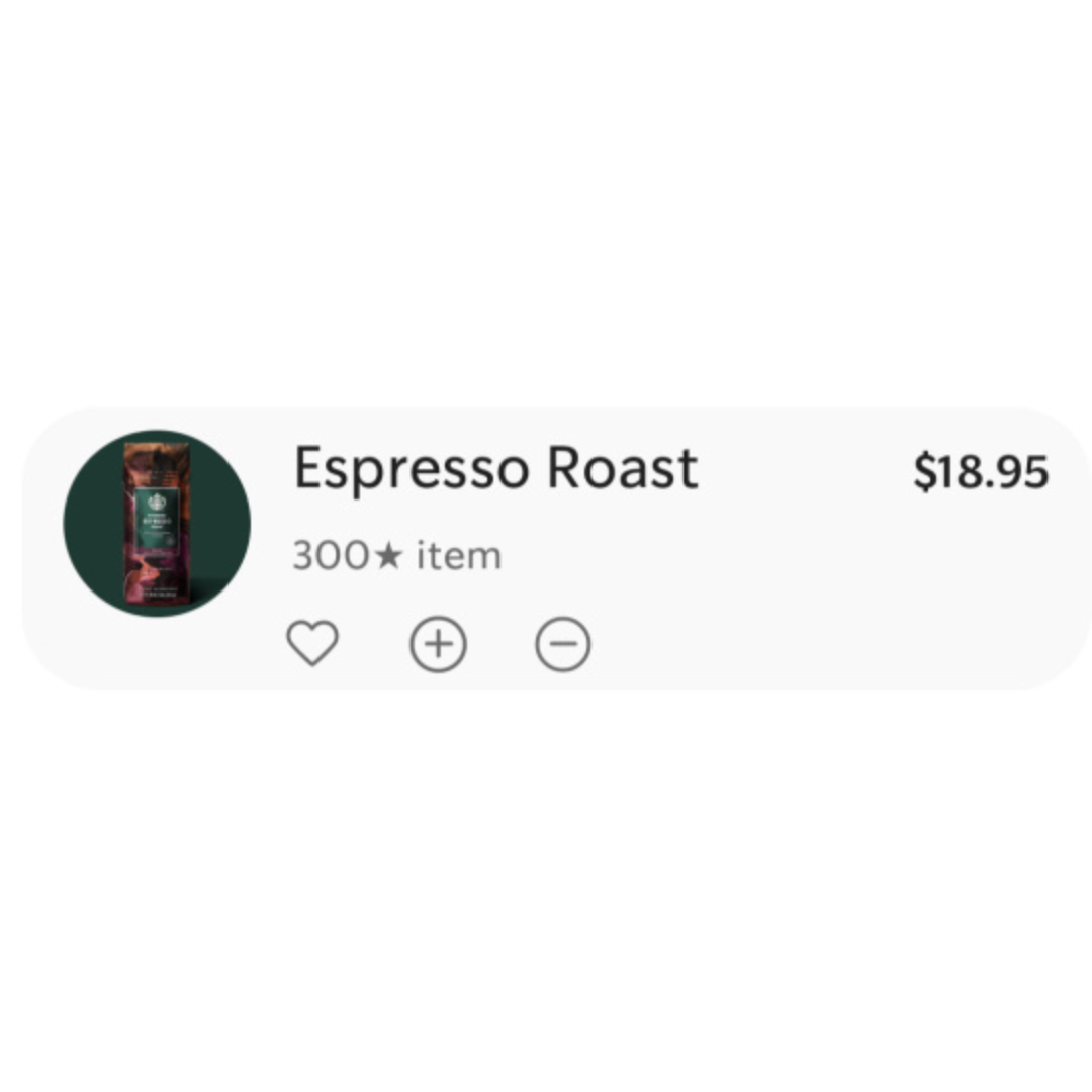 🥕Espresso beans starbucks - photo 2