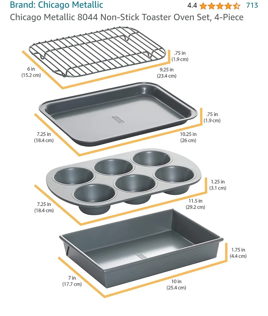 Non-Stick Toaster Oven Set - photo 3