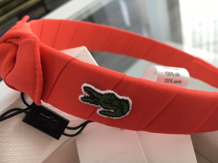 *NEW* LACOSTE Wallet/Card Holder + Headband Set image indicator(8)