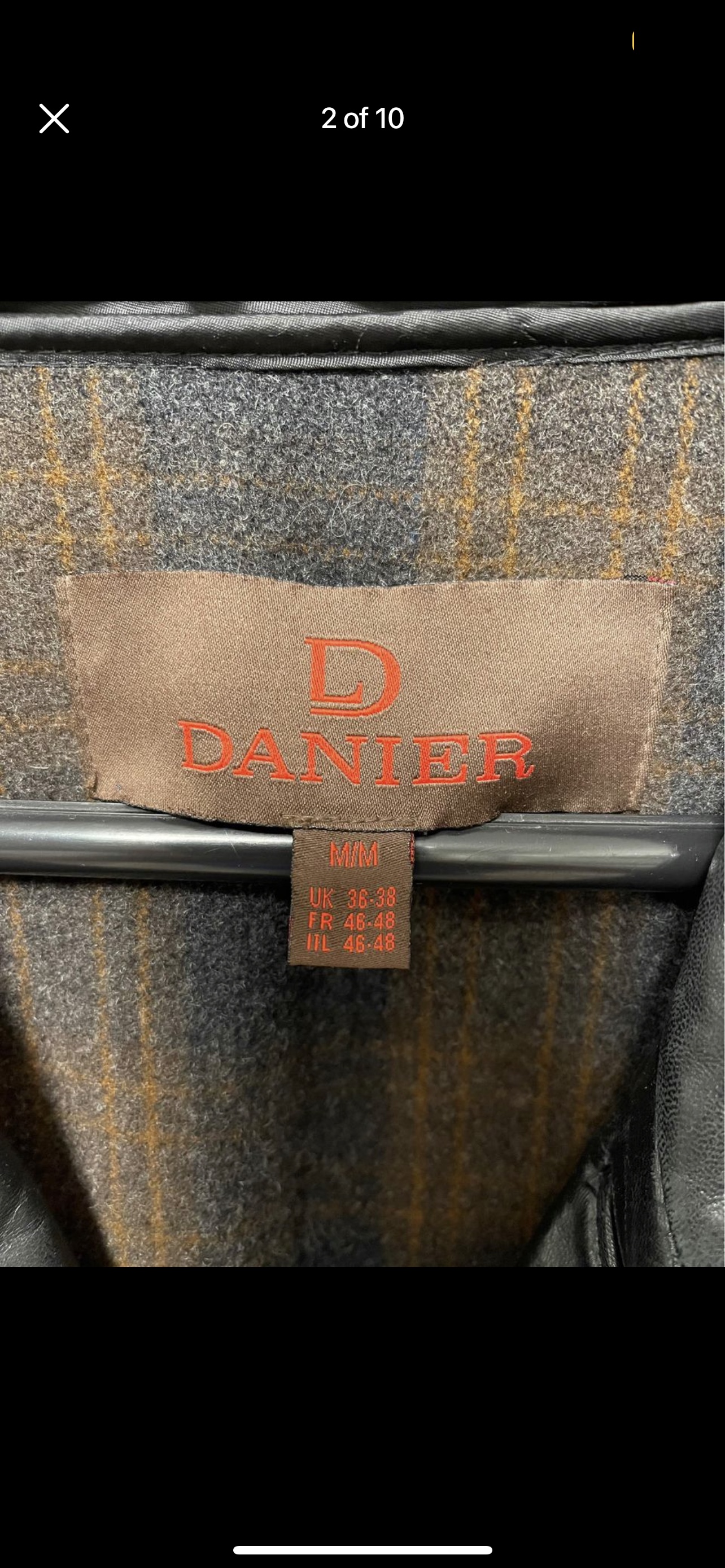 MENS DANIER SUPER SOFT LAMB SKIN BLACK LEATHER JACKET - photo 2