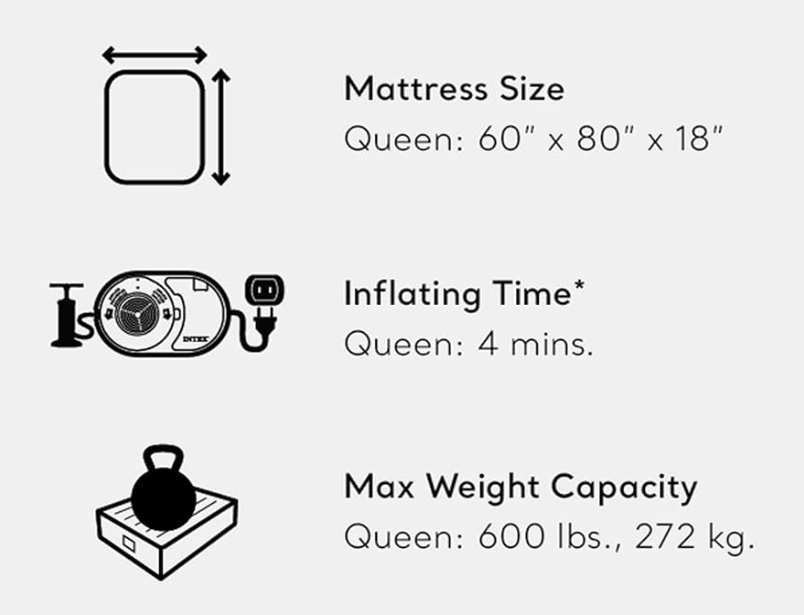 Queen size air mattress - photo 4