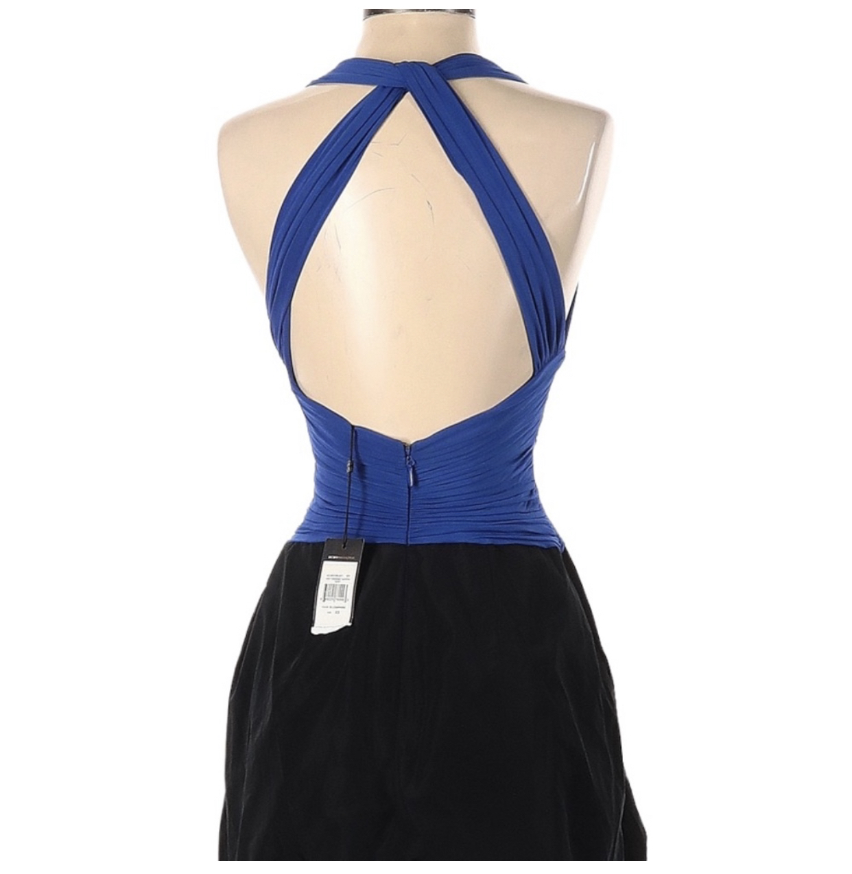 BCBGMaxAzria Dress w/ Taffeta Bubble Skirt image indicator(6)