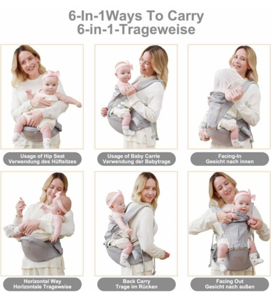 Baby Carrier Newborn to Toddler (6-66 Ibs/3-30 kg) - photo 4