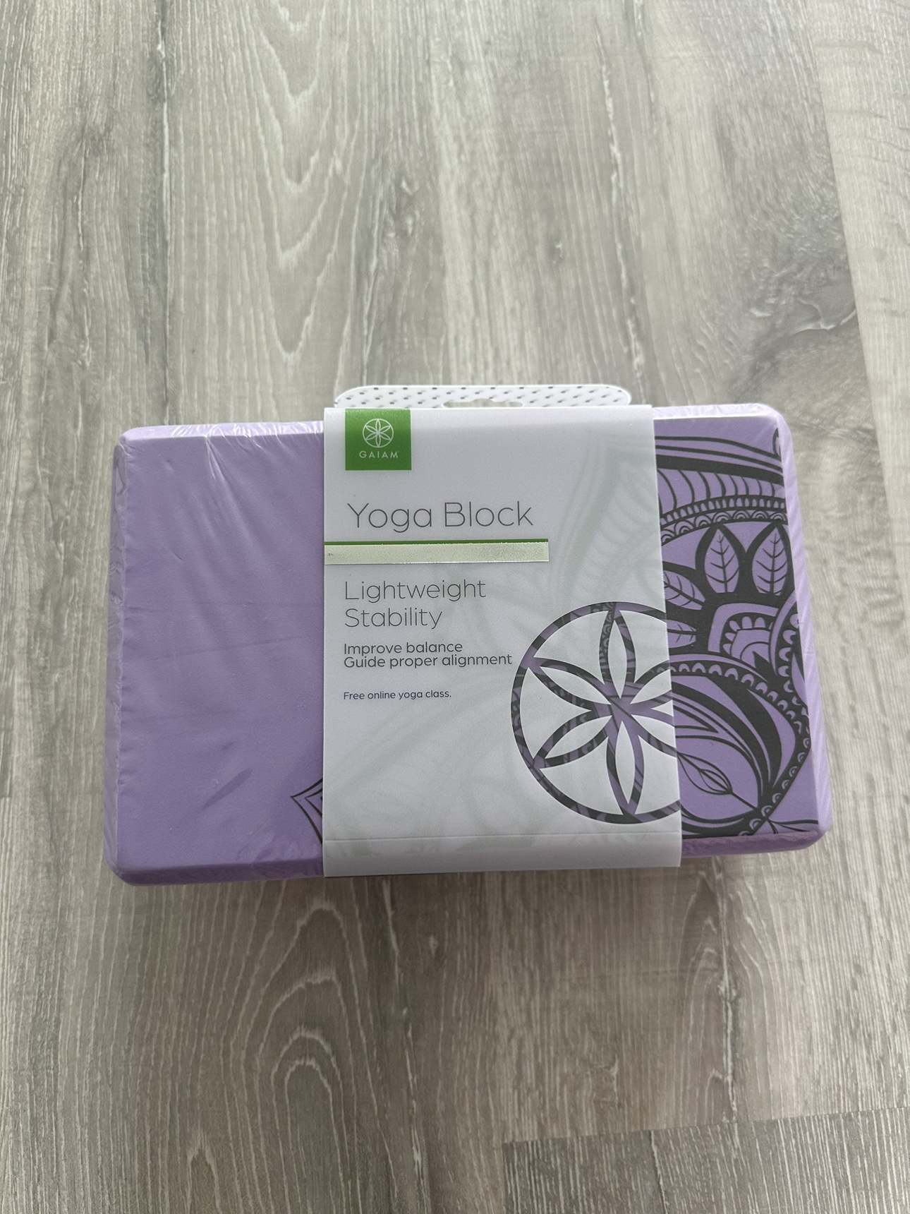 Brand new yoga block in purple