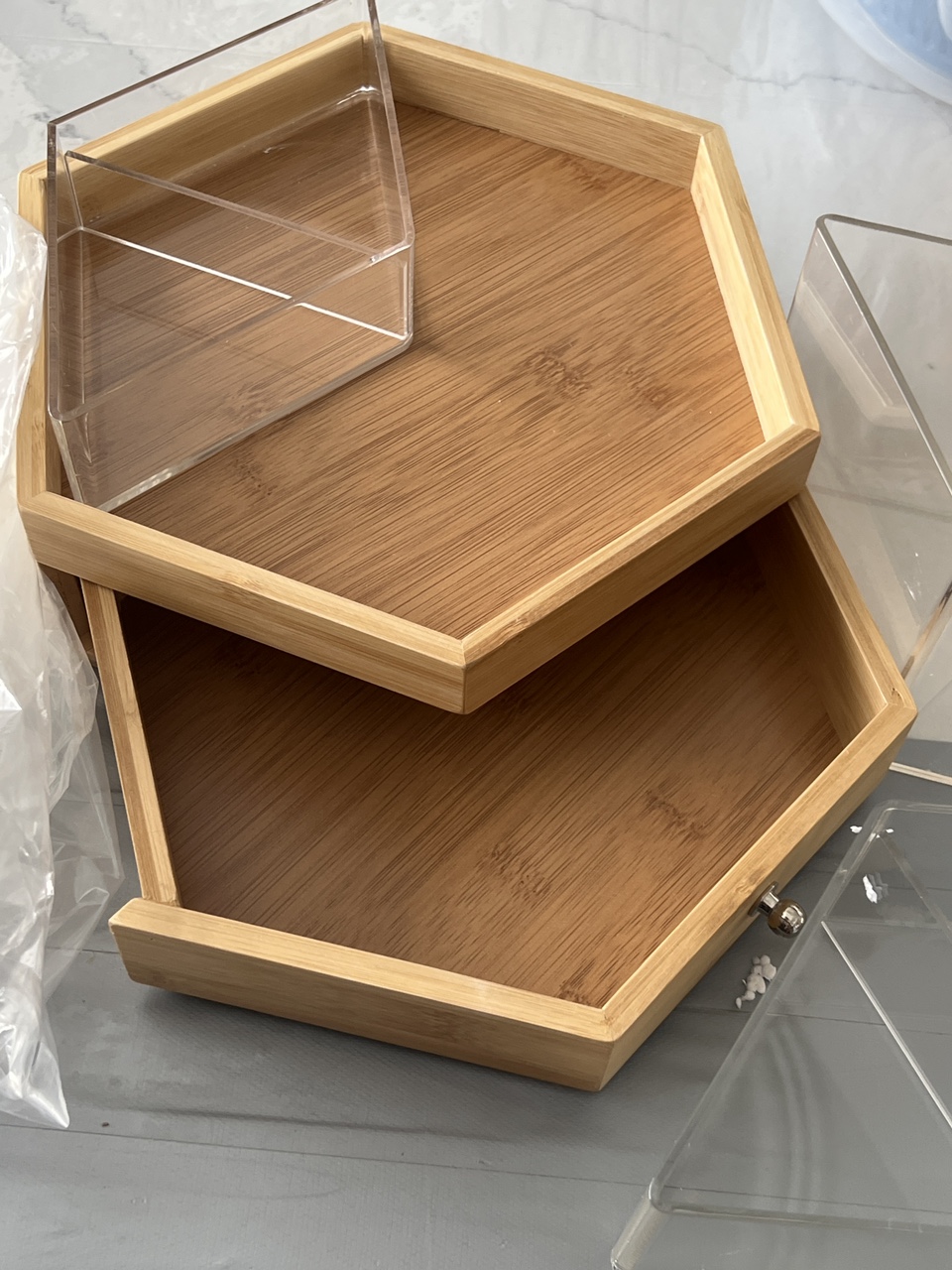 Wooden divided snack tray image indicator(2)