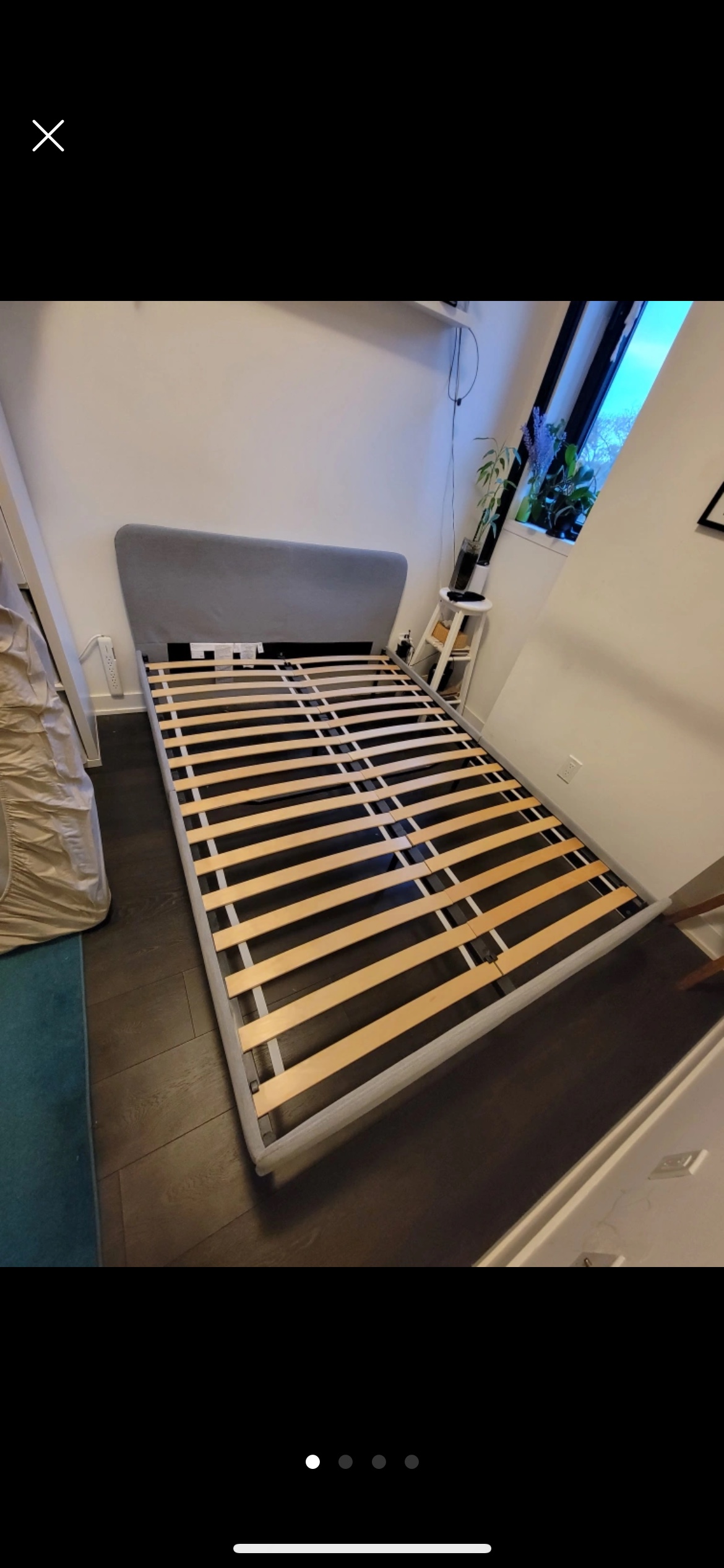 IKEA Slattum Bed Frame- Double Size thumbnail