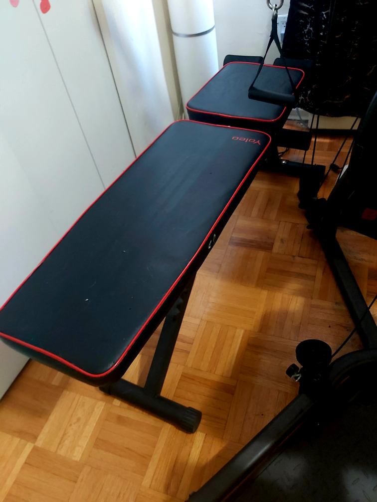Yoelo adjustable folding weight bench - photo 2