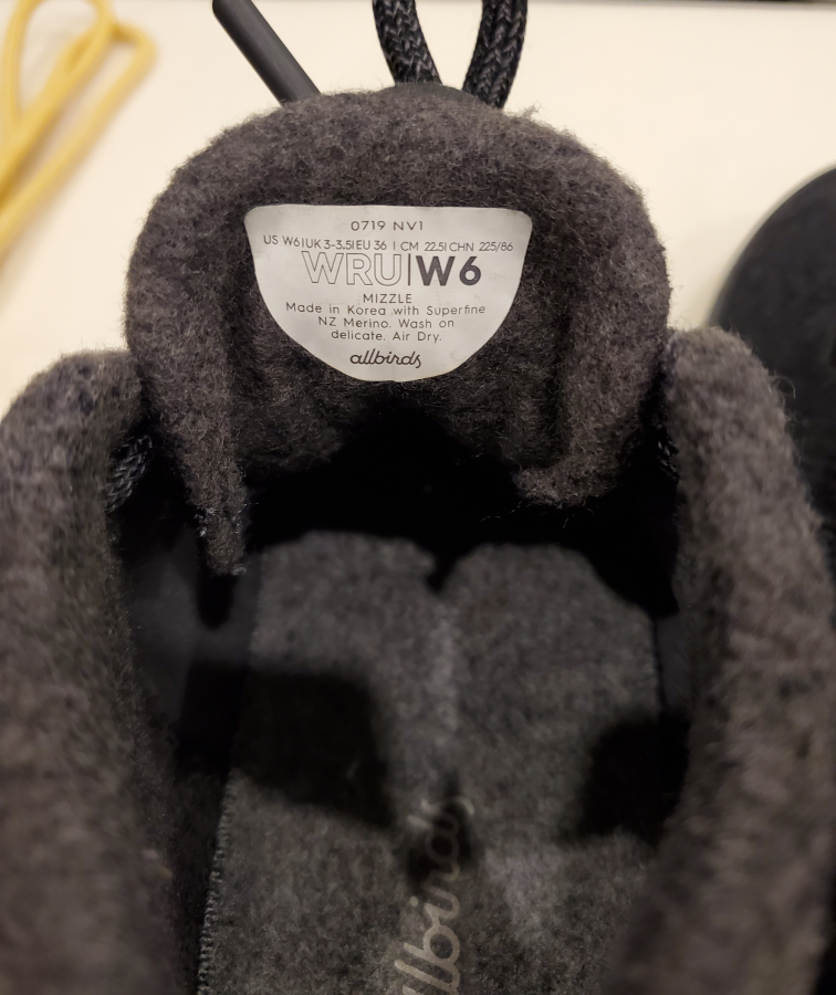 Natural Black Allbird Mizzles, Size 6 image indicator(6)