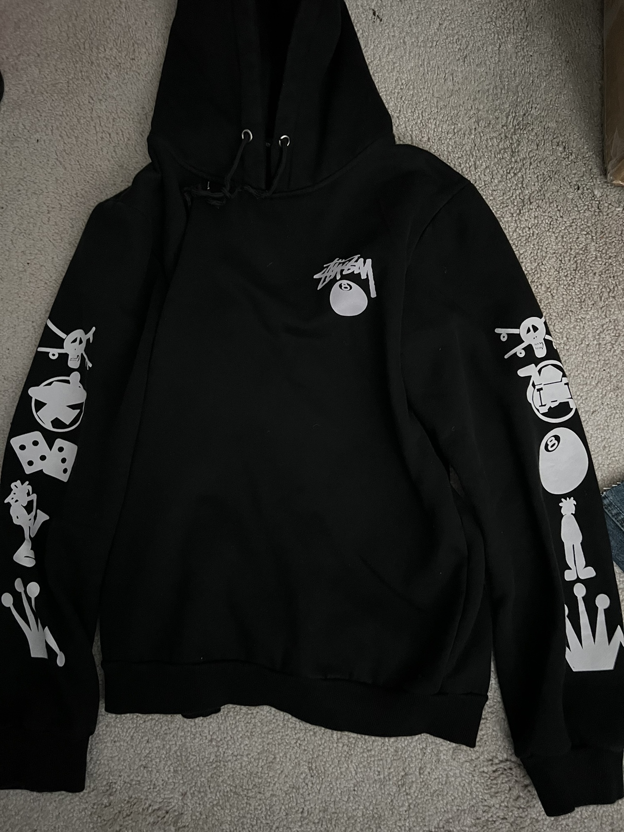 stussy x been trill hoodie thumbnail