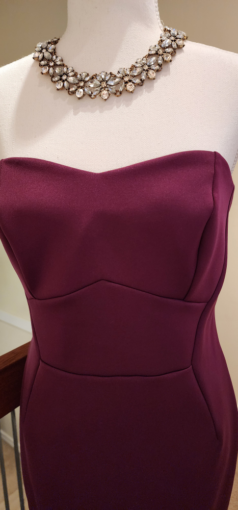 ASOS Petite Bandeau Peplum Dress image indicator(6)