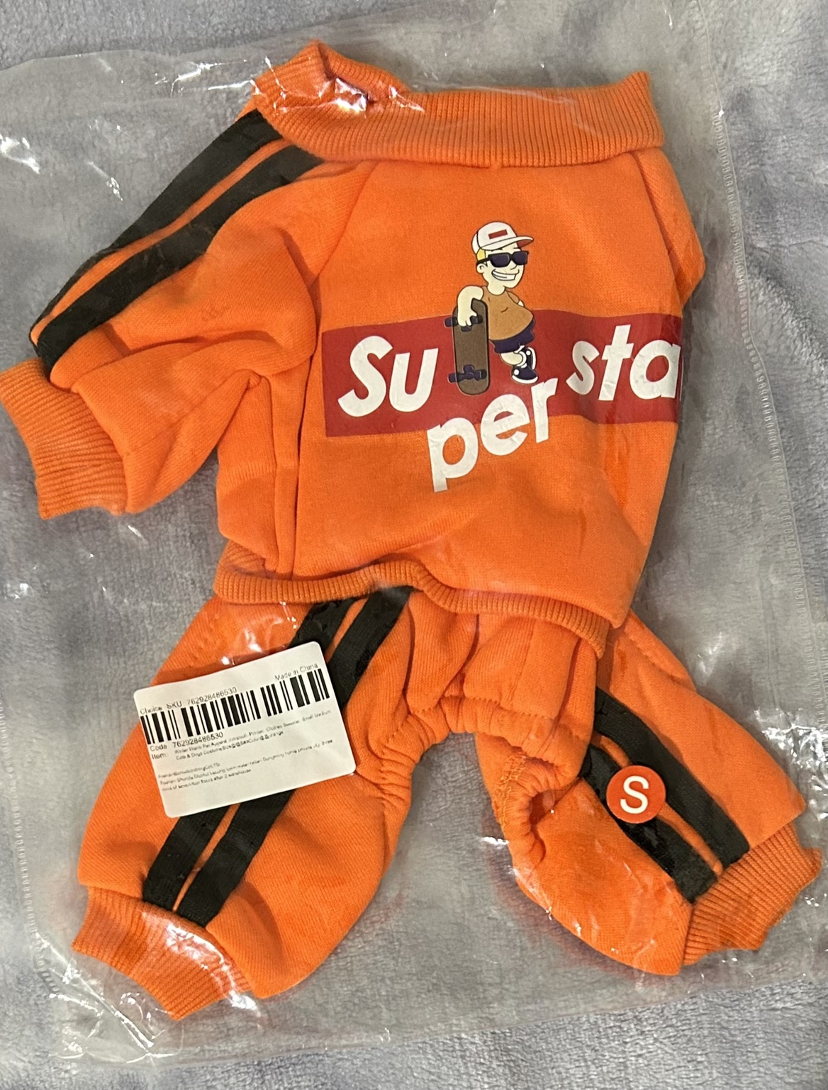 New jumpsuit for small dogs (Orange) image indicator(5)