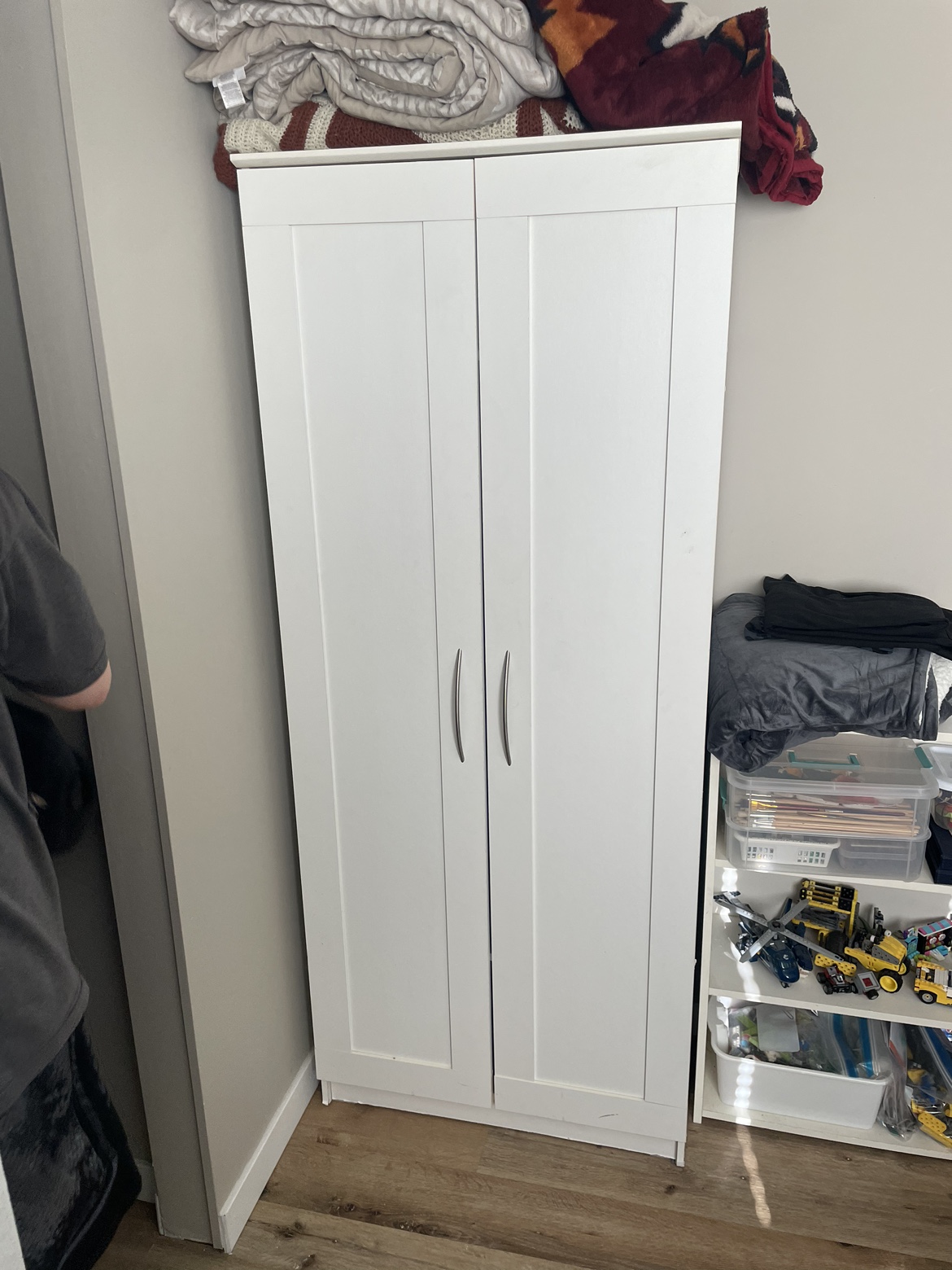 White wardrobe