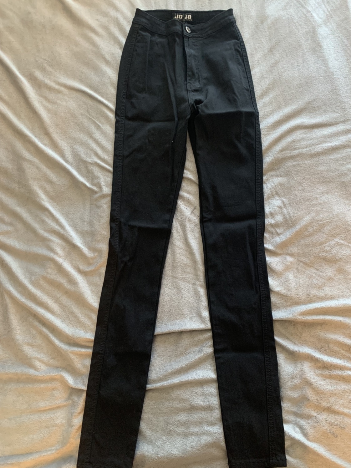 Black High waisted skinny jeans *new* thumbnail