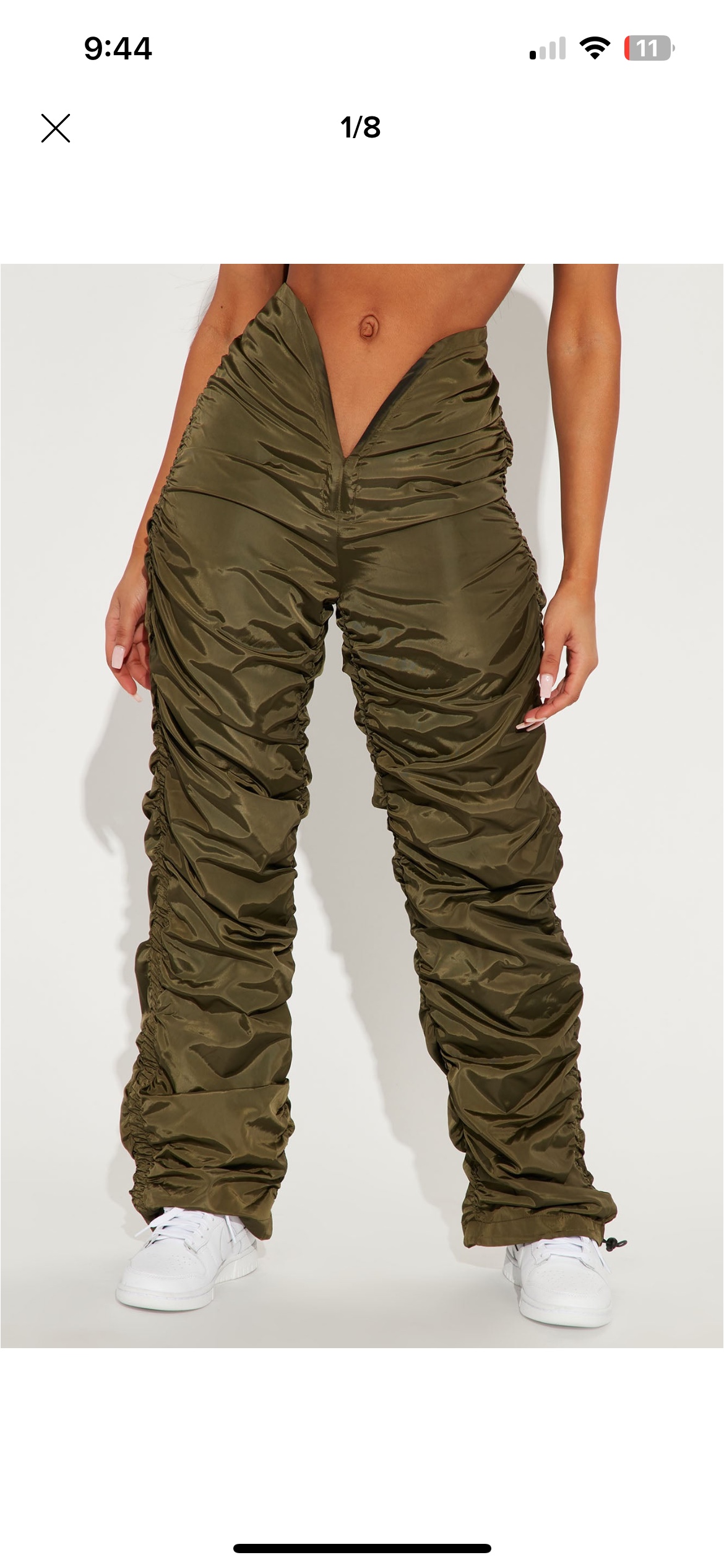Ruched pants