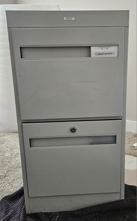 Vintage Cole Steel - 2 Drawer  Vertical  Filing Cabinets - photo 5