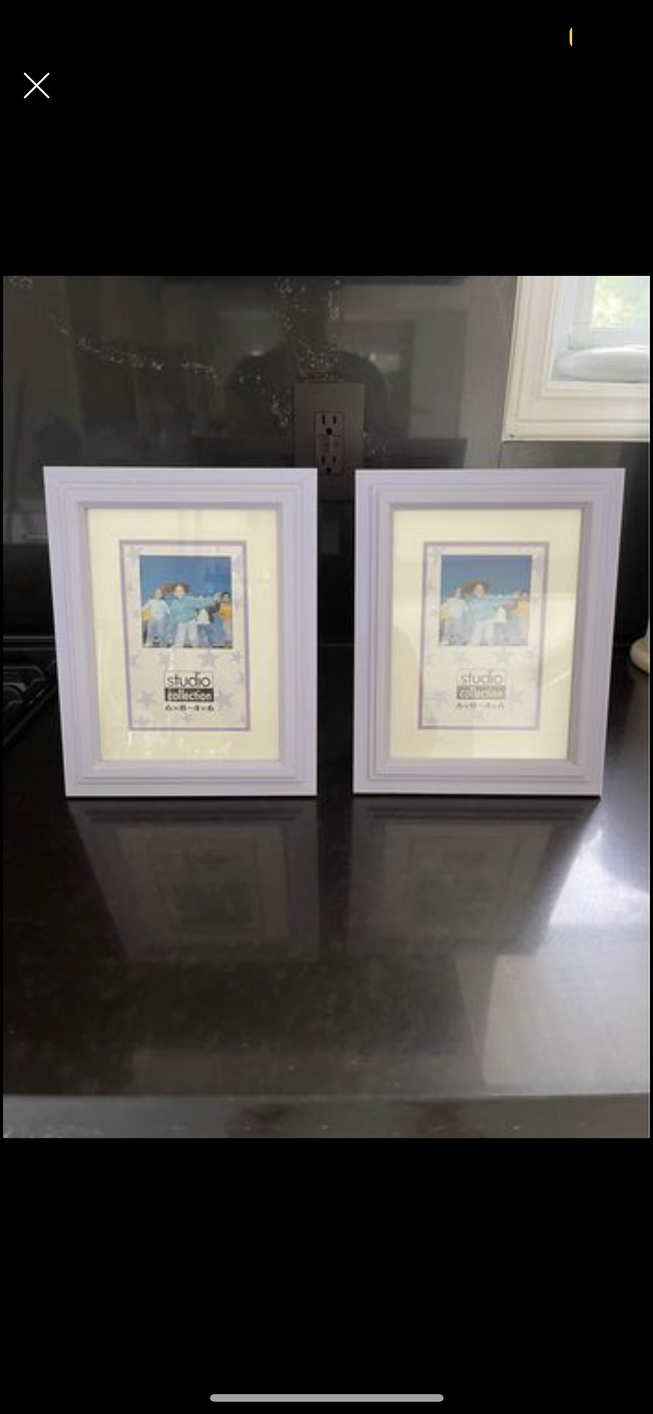 2 NEW WOOD PICTURE FRAMES