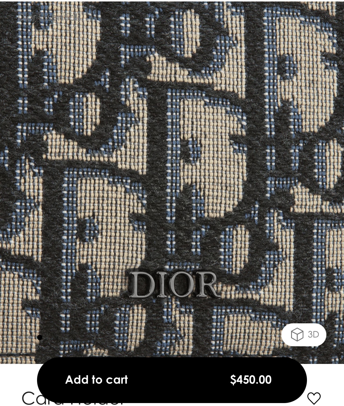 Dior card holder - photo 3