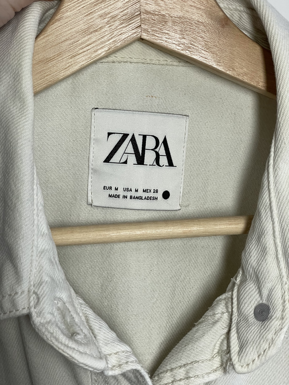 Oversized Denim Overshirt from Zara image indicator(4)