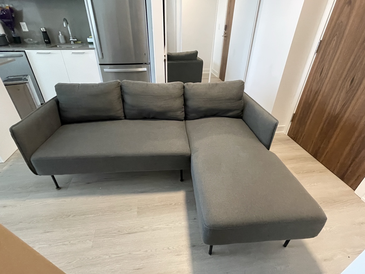 Sleek Urban L-Shaped Sectional Sofa - photo 2
