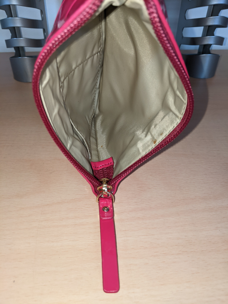 Kate Spade New York Tote Wallet Cute Hot Pink Coin Pouch image indicator(3)