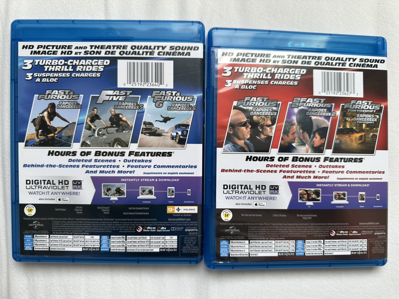 Fast & Furious 6-Movie collection Blu-Ray & Digital HD - photo 4