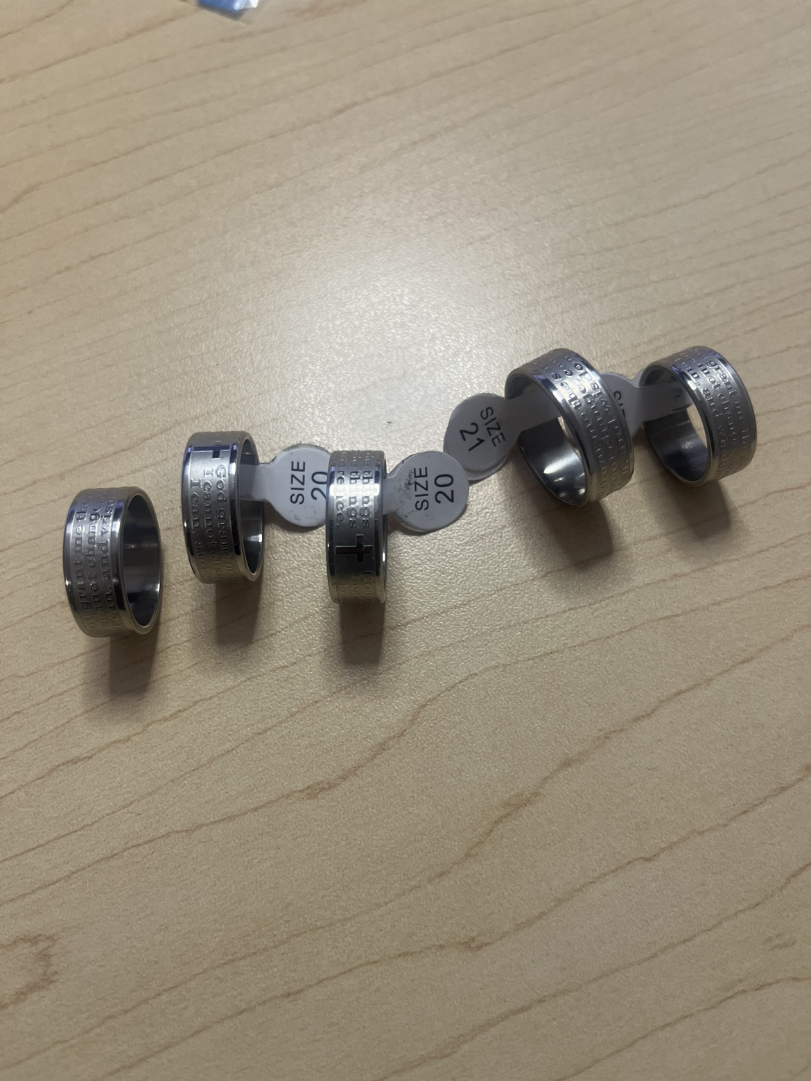 Serenity Prayer Inscription Ring image indicator(4)