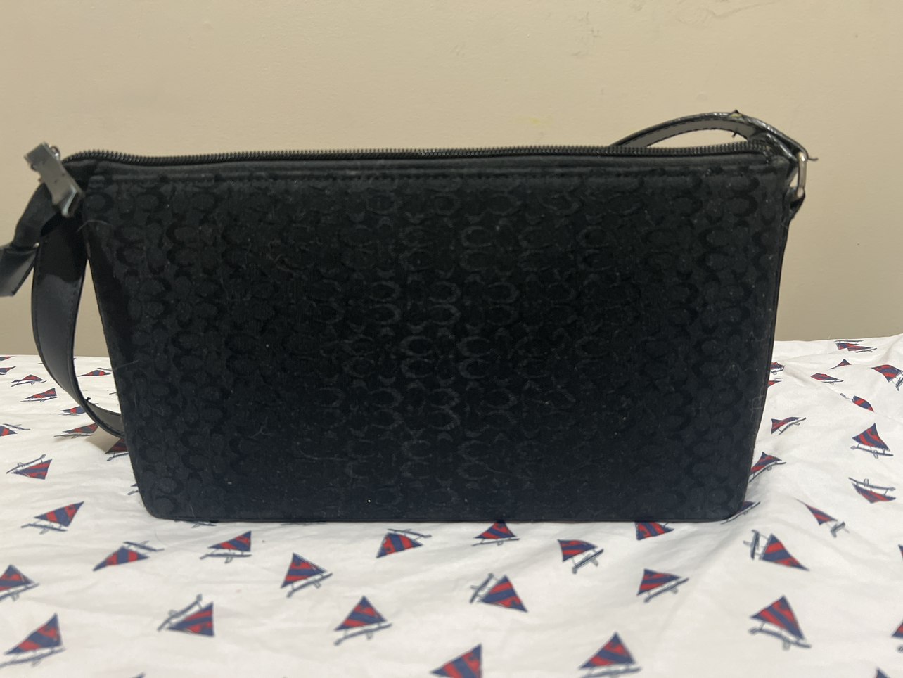 Coach black purse thumbnail