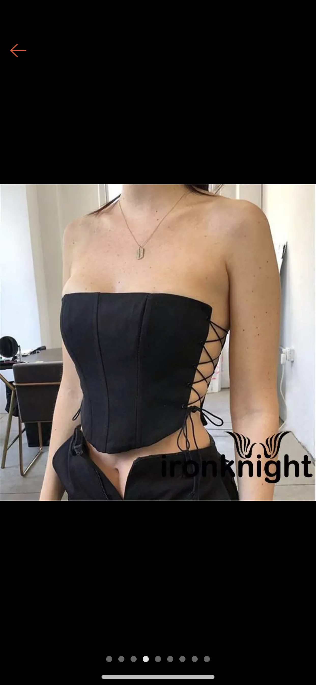 Black sexy corset Top - photo 2