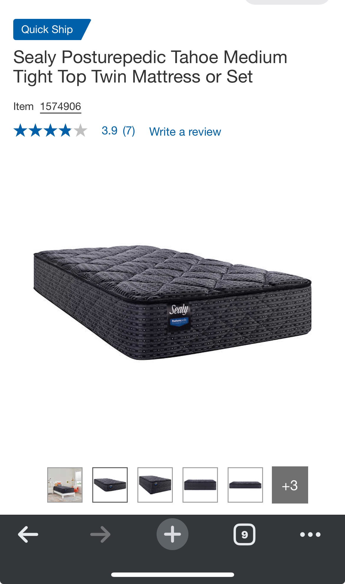 Sealy twin Mattress - photo 3