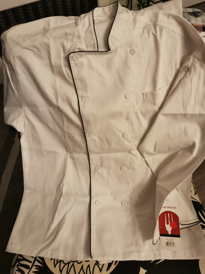 chef works jacket coat M image indicator(2)