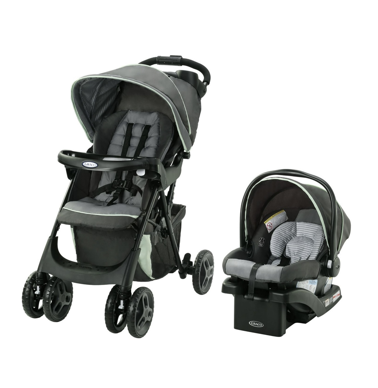 Graco Comfy Cruiser Travel System with SnugRide Car Seat thumbnail