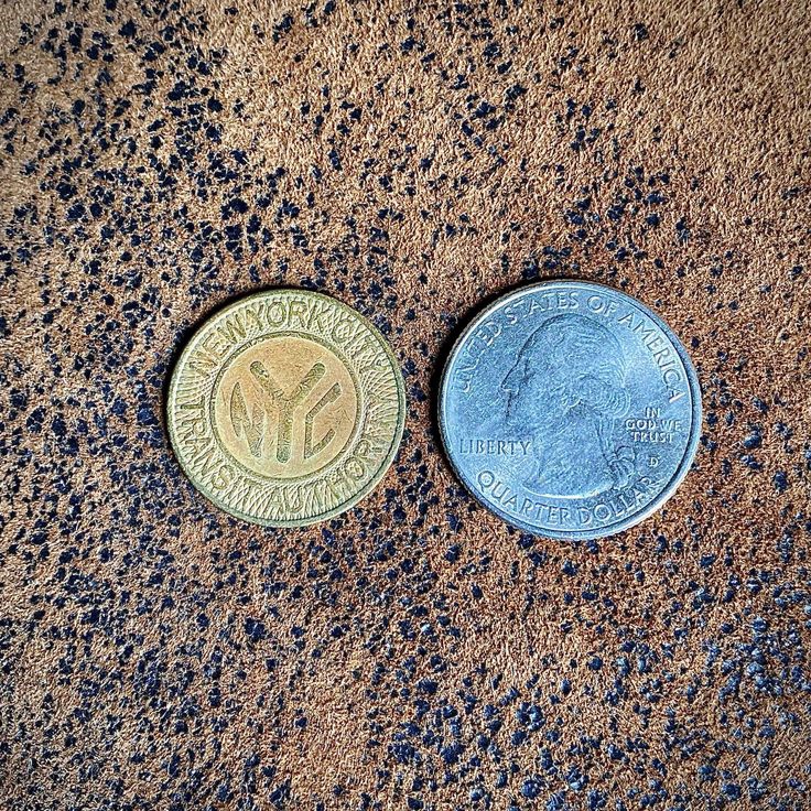 Vintage New York City Subway Transit Tokens (Set of 10) image indicator(7)