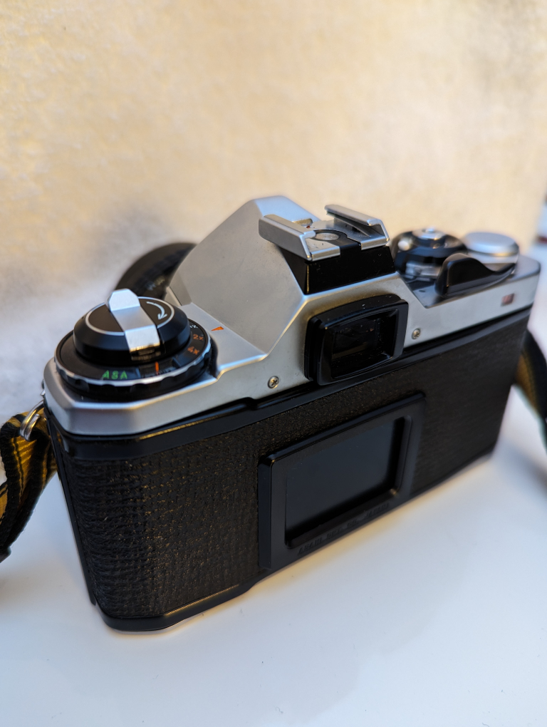 Pentax ME 35mm SLR Film Camera Silver From Japan #1371 image indicator(4)