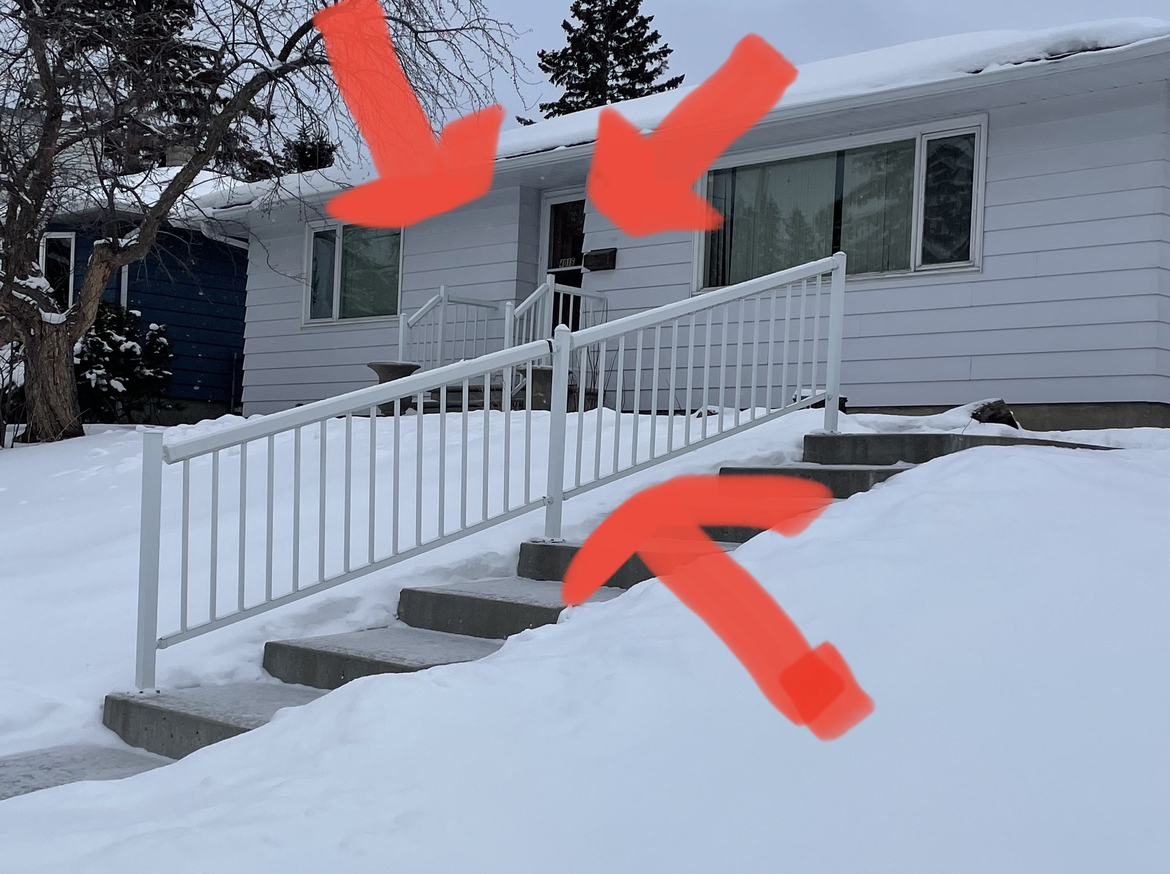 White Aluminum Railing - photo 2