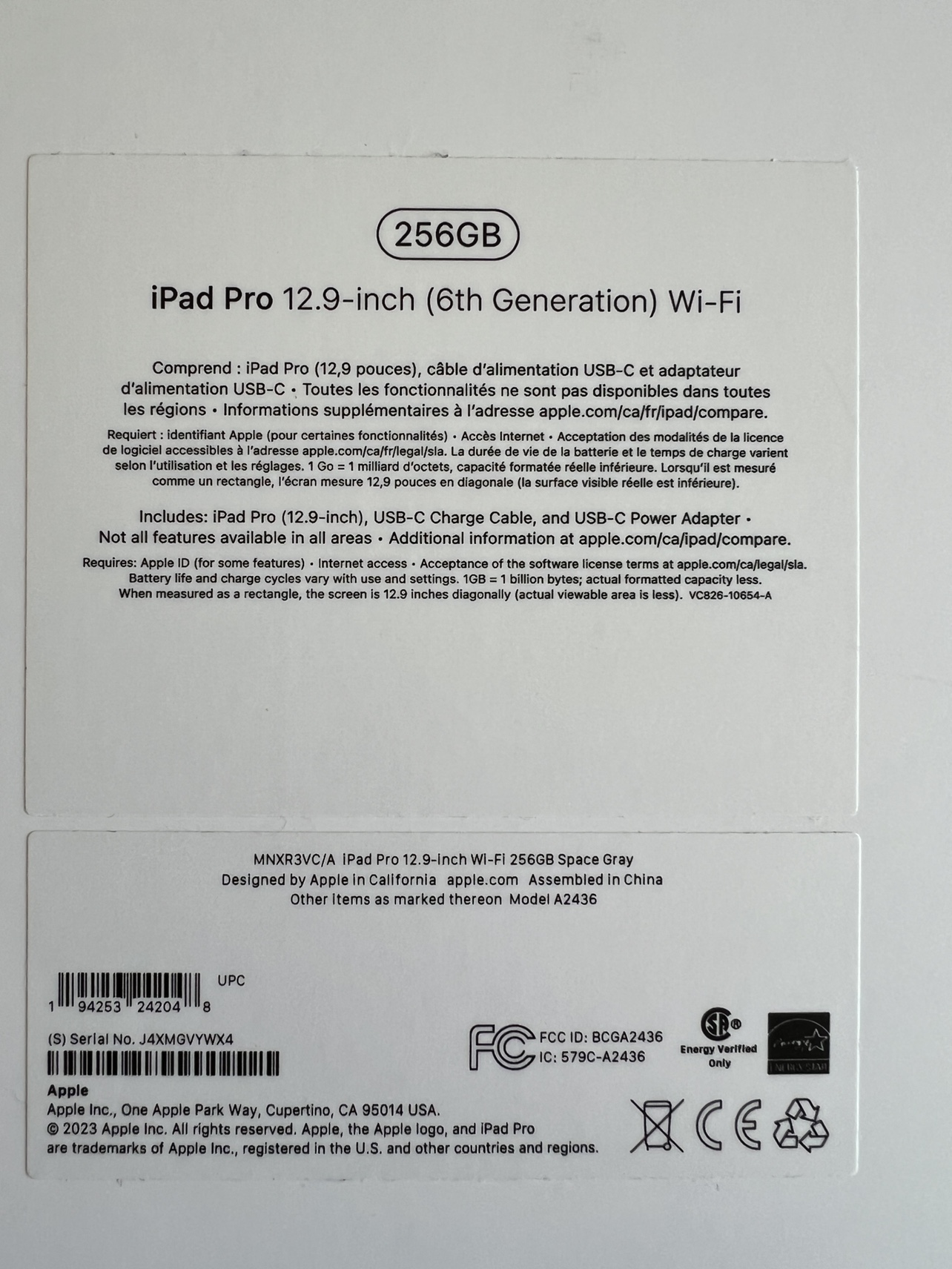 iPad Pro 12.9-inch (6th generation) 256GB - Perfect Condition - photo 4