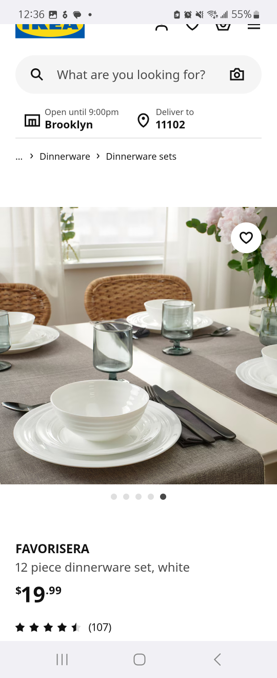 IKEA Dish & Bowl set 12pc - photo 2