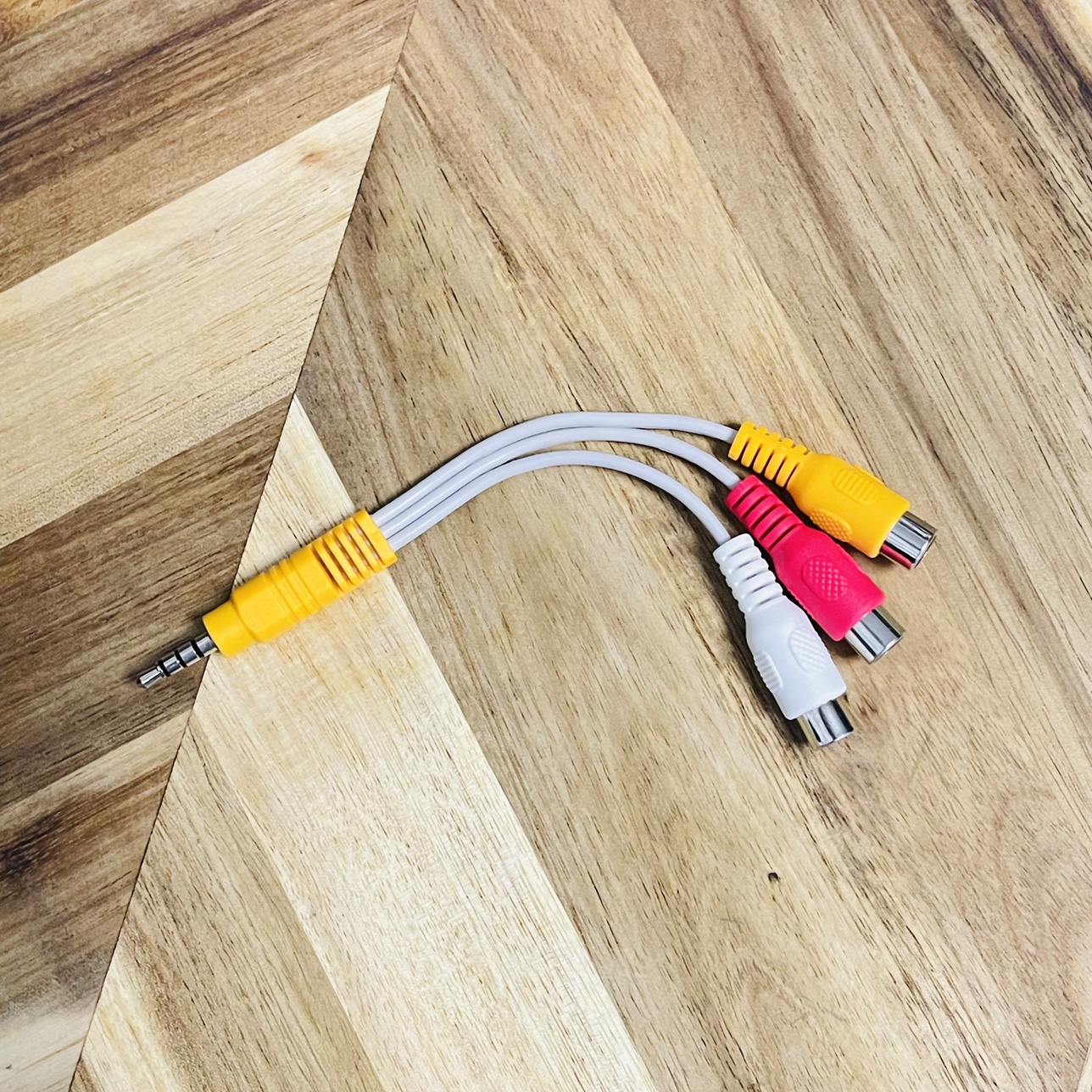 3 RCA to AV Input Adapter Cable for TV