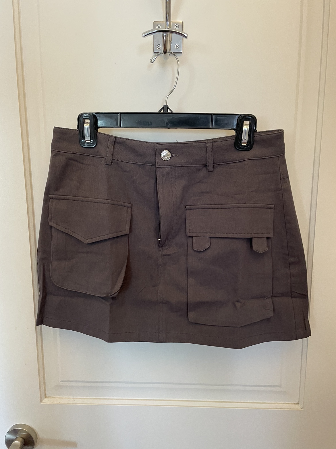 Charcoal mini skirt - photo 2