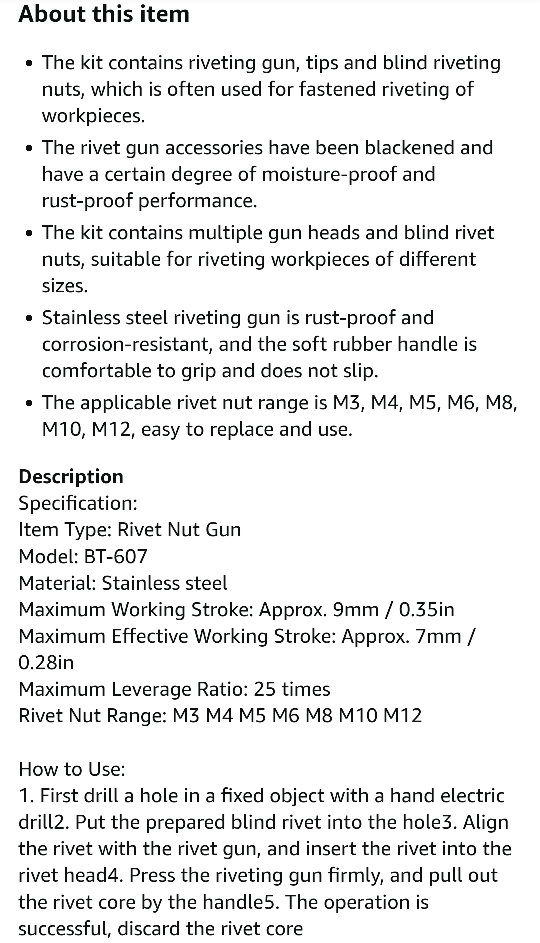 Rivet Nut Tool for sale image indicator(2)